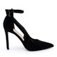 Pantofi stiletto d'orsay femei Enzo Bertini negri din piele 1129DP2427N