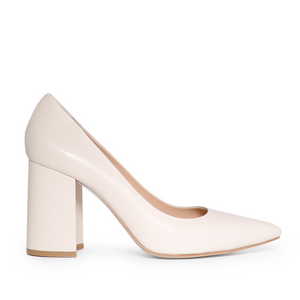Pantofi stiletto femei Enzo Bertini albi din piele 1363DP3792A