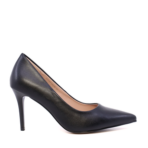 Pantofi stiletto femei Enzo Bertini Premium Collection negri din piele 1121DP1351N
