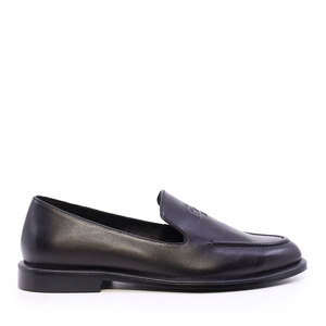Pantofi tip loafer femei Enzo Bertini negri din piele 2271DP2510N
