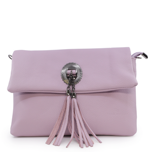 Enzo Bertini Women's Lilac Leather Envelope Purse 1545plp2061li