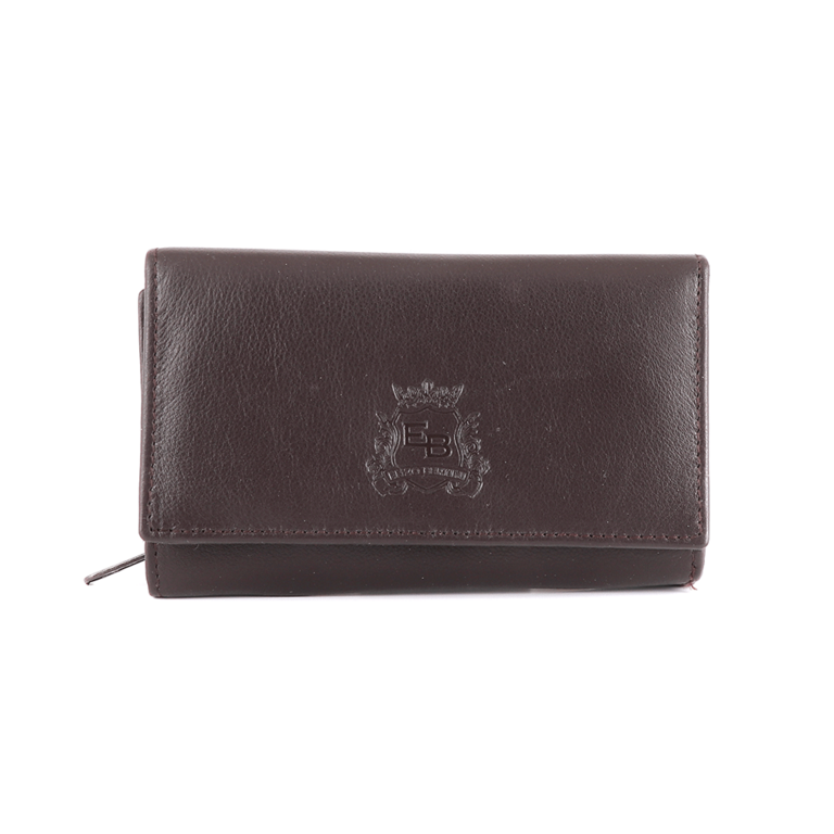 Enzo Bertini Women's brown leather wallet 2641DPU2914M