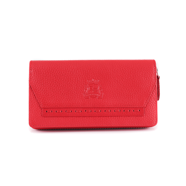 Enzo Bertini Women's red leather wallet 2641DPU2899R