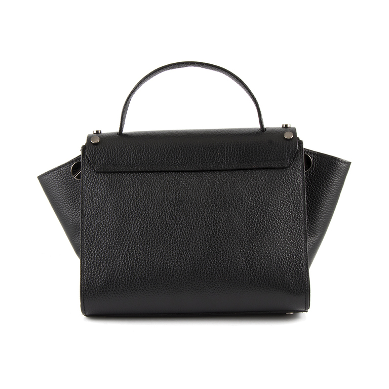 Women's purse Enzo Bertini black leather 3048posp3763n