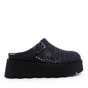 Saboți chunky femei Enzo Bertini negri din piele 1391DST2510N
