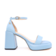 Enzo Bertini women high heel sandals in beige leather 1125DS3855BE