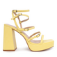 Enzo Bertini women high heel sandals in nude faux leather 1245DS2688NU