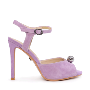 Enzo Bertini women high heel sandals in light purple leather 1125DS3069VLI