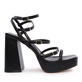 Enzo Bertini women high heel sandals in nude faux leather 1245DS2688NU