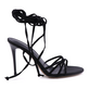 Enzo Bertini women high heel sandals in beige faux leather  3865DS203VBE