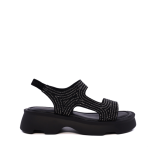 Sandale femei Enzo Bertini negre din piele 1397DS1322N