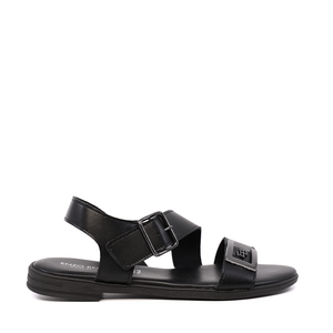 Sandale femei Enzo Bertini negre din piele cu cataramă deco  2809DS16294N 