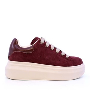 Sneaker femei Enzo Bertini bordo din piele întoarsă 3862DP262VBO Sneaker femei Enzo Bertini bordo din piele întoarsă 3862DP262VBO