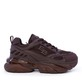 Sneakers chunky Enzo Bertini negri din piele și textil 3862dp191n