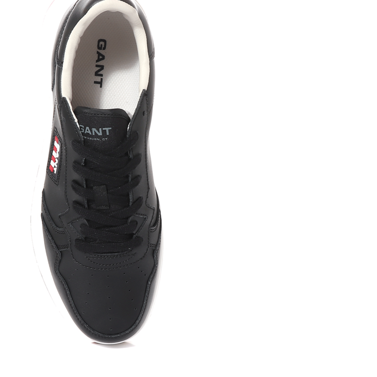 Gant men sneakers in black leather 1742BP631044N