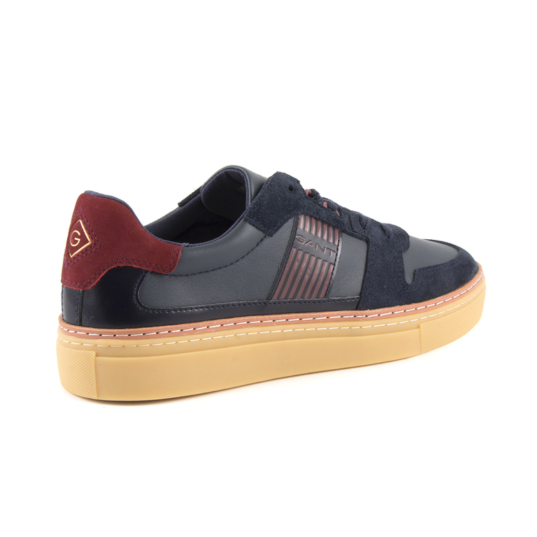 Gant Men's Sneakers in navy suede leather 1740BP631867VBL