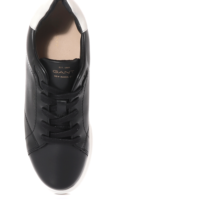 Gant women sneakers in black leather 1742DP531070N