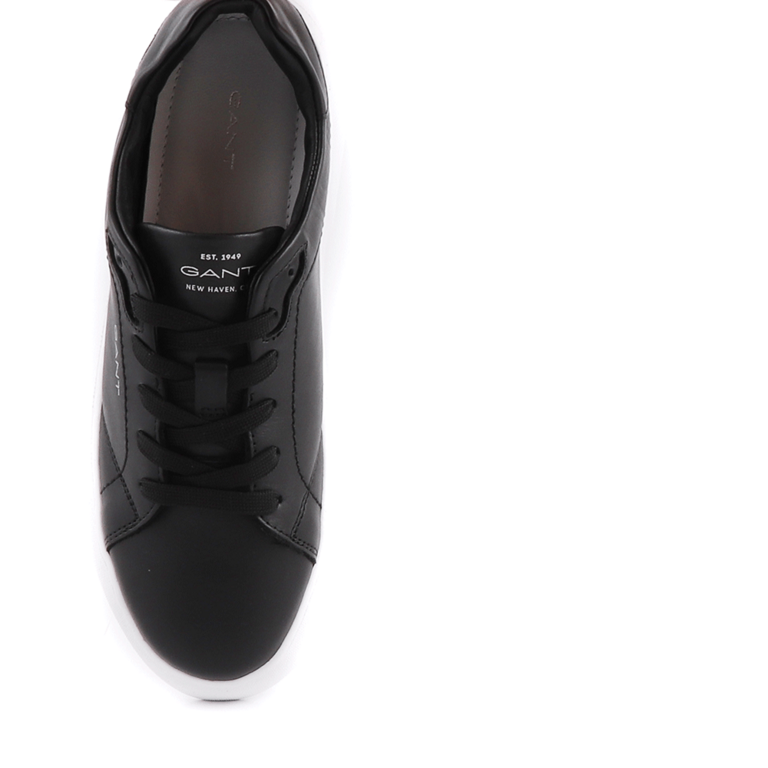 Gant women sneakers in black leather 1741DP531582N