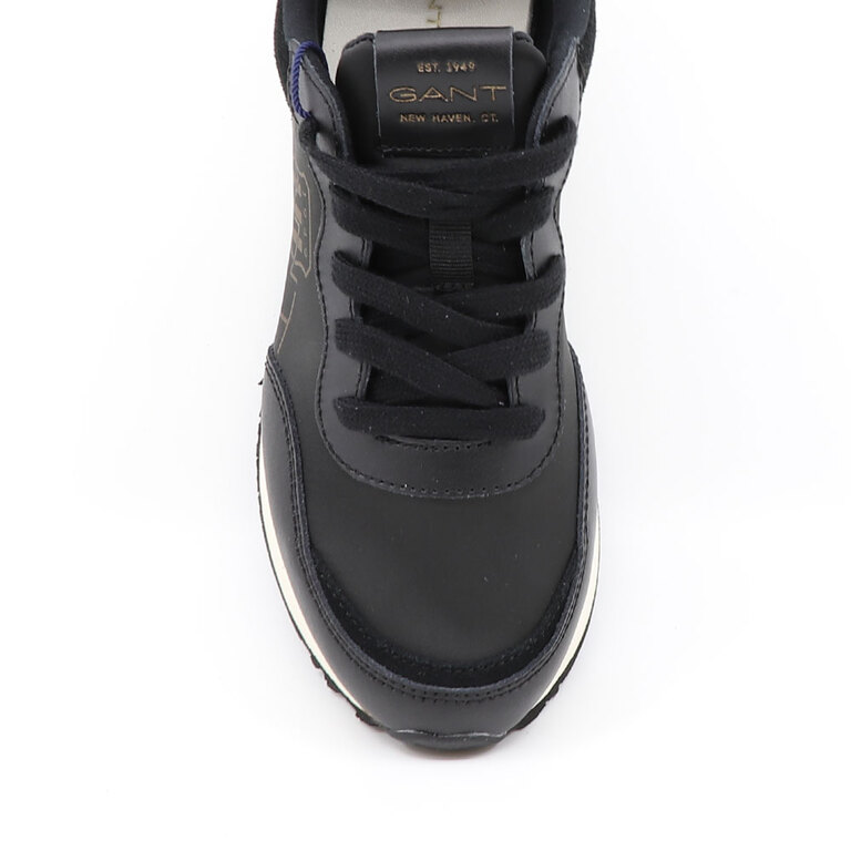 Gant women sneakers in black leather 1742DPS531027N