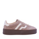 Sneakers femei Gant linia Cuzmani maro din piele întoarsă 1742DP533352VM
