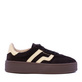 Sneakers femei Gant linia Cuzmani bej din piele întoarsă 1742DP533352VTA