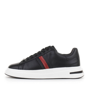 Sneakers bărbați Guess Elba negri din piele și sintetic 922BPFMFEALLEA12N