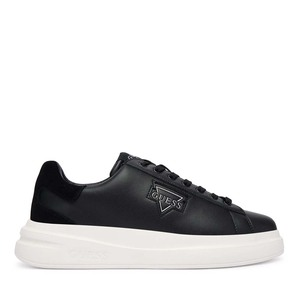 Sneakers bărbați Guess Elban negri din piele și sintetic 920BPFMFBANLEL12N