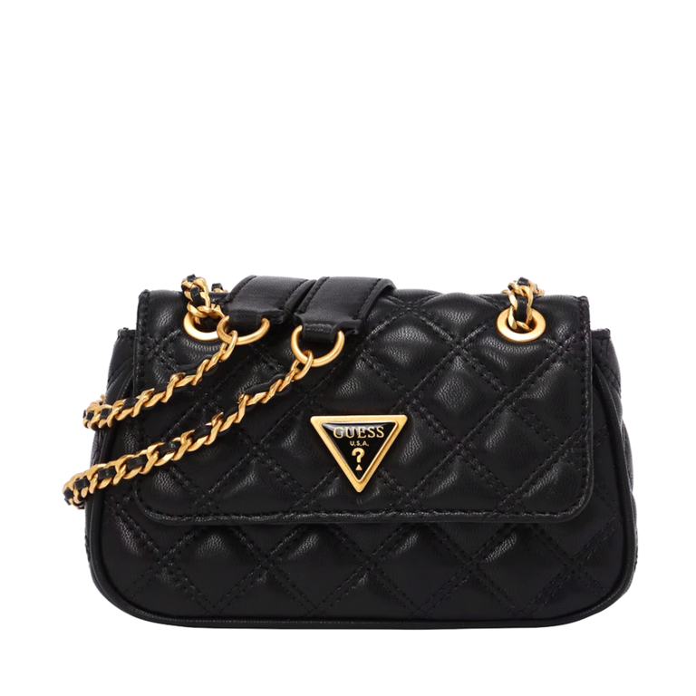 Guess women's black quilted purse 917POSS48780N