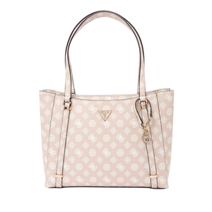 Poșetă tote femei Guess Eco bej cu brand logo 919POSSHWEPG951023BE