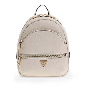 Rucsac femei Guess Manhatan II bej  cu logo frontal 911RUCSHWPD7118320BE