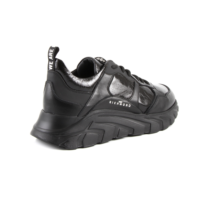 John Richmond sneakers in black leather 2260BP3181N
