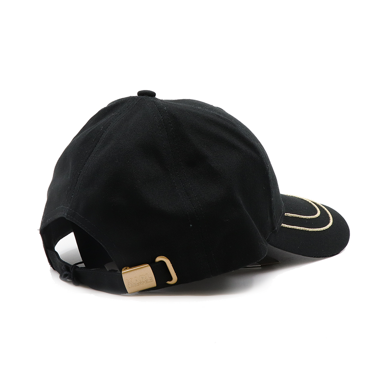 Karl Lagerfeld women cap in black cotton 2062DSAP63410N  