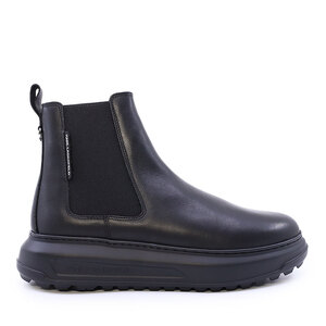 Ghete Chelsea bărbați Karl Lagerfeld KAPRI LUG Mid Gore Boot negri din piele 2050BG57540N