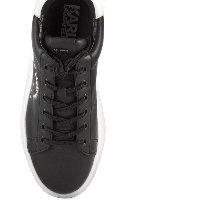 Karl Lagerfeld men's sneakers in black leather 2050BP52538N