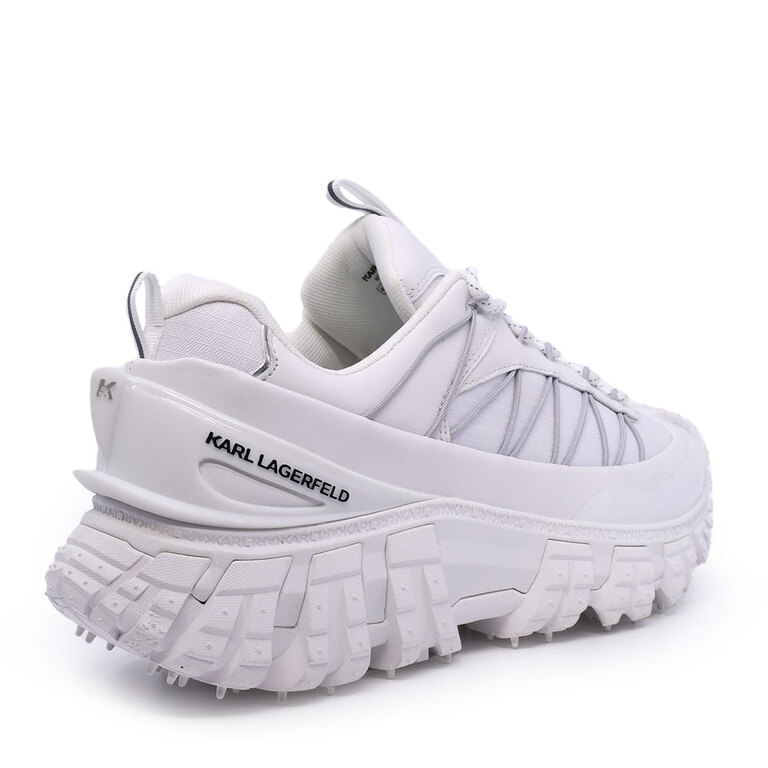 Men's Karl Lagerfeld K Trail White Leather Sneakers 2057BP53723A