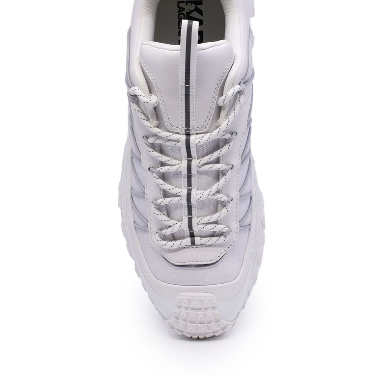 Men's Karl Lagerfeld K Trail White Leather Sneakers 2057BP53723A