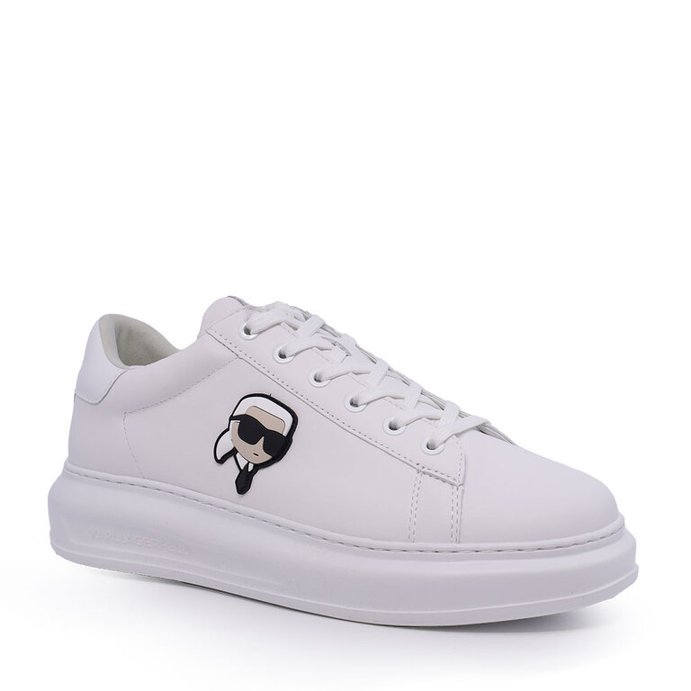 Men's Karl Lagerfeld Kapri Karl NFT White Leather Sneakers 2057BP52530A