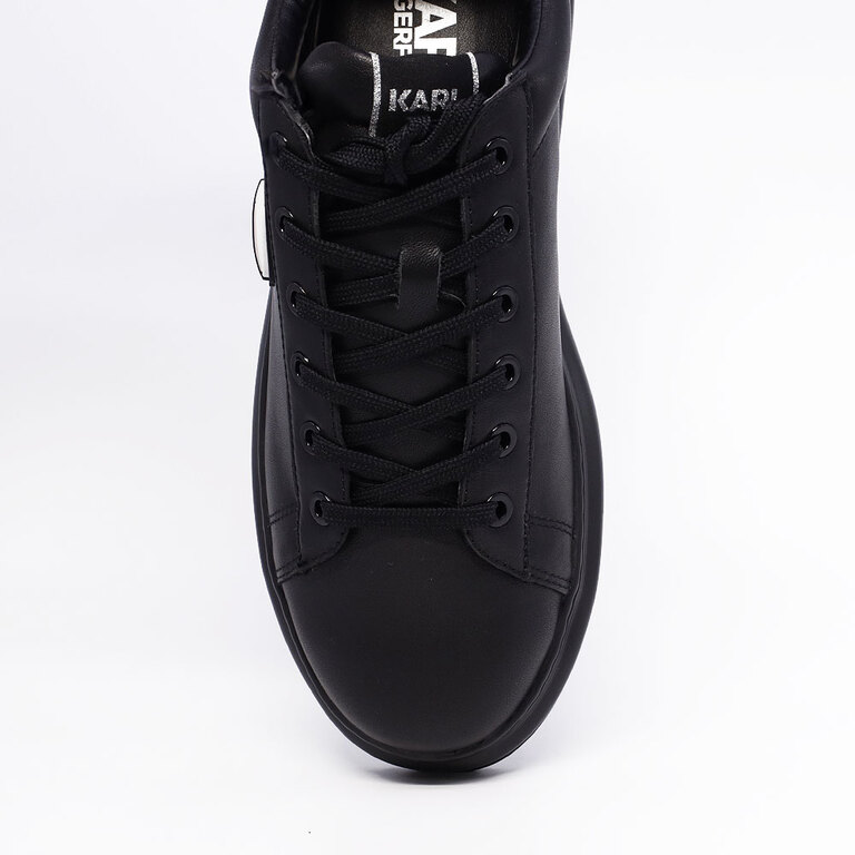 Sneakers bărbați Karl Lagerfeld Kapri Karl NFT negri din piele 2057BP52530N