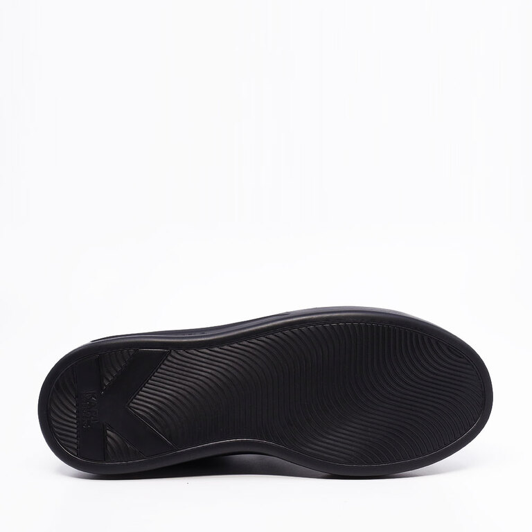 Men's Karl Lagerfeld Kapri Karl NFT Black Leather Sneakers 2057BP52530N