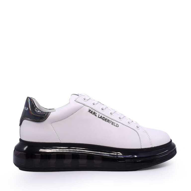 Men's Karl Lagerfeld Kapri Kushion Lo Lace White Leather Sneakers 2057BP52625A