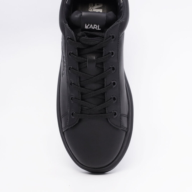 Men's Karl Lagerfeld Kapri Maison Karl Black Leather Sneakers 2057BP52538N