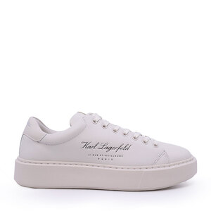 Baskets Karl Lagerfeld Maxi Kup en cuir blanc pour homme 2057BP52223A