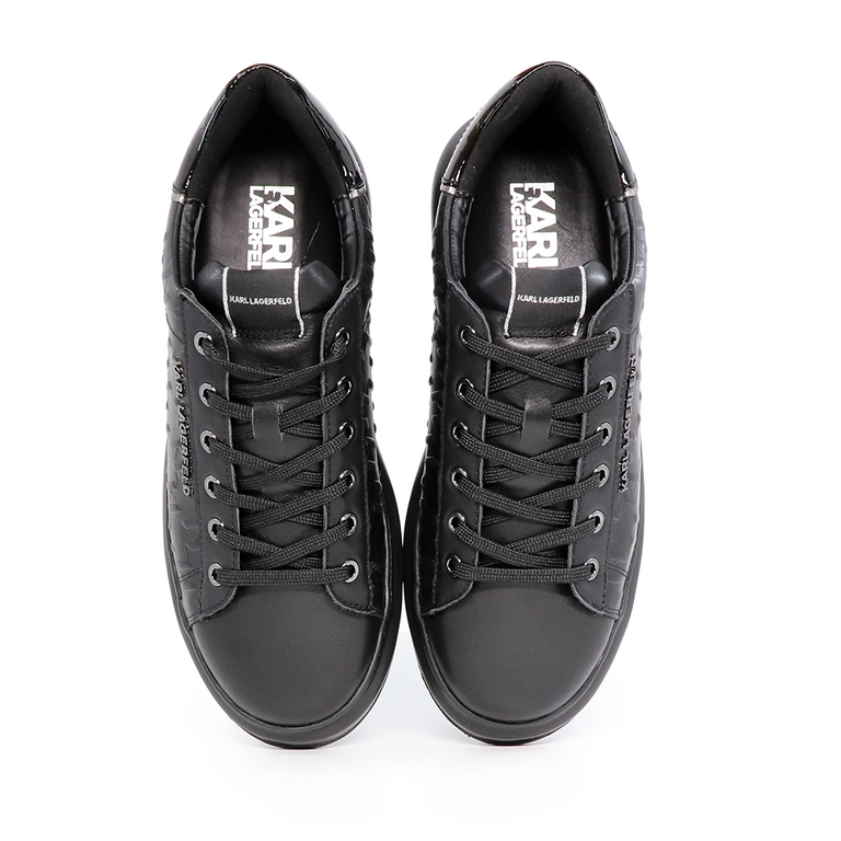 Men's sneakers Karl Lagerfeld Kapri black leather 2056BP52549N