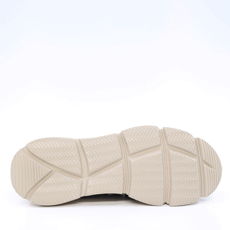 Men's sneakers Karl Lagerfeld Verger, beige made of textile, model number 2056BP51643BE