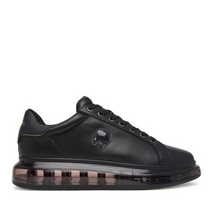 Sneakers bărbați Karl Lagerfeld Kapri Kushion NFT Relief negri din piele 2052BP52670N
