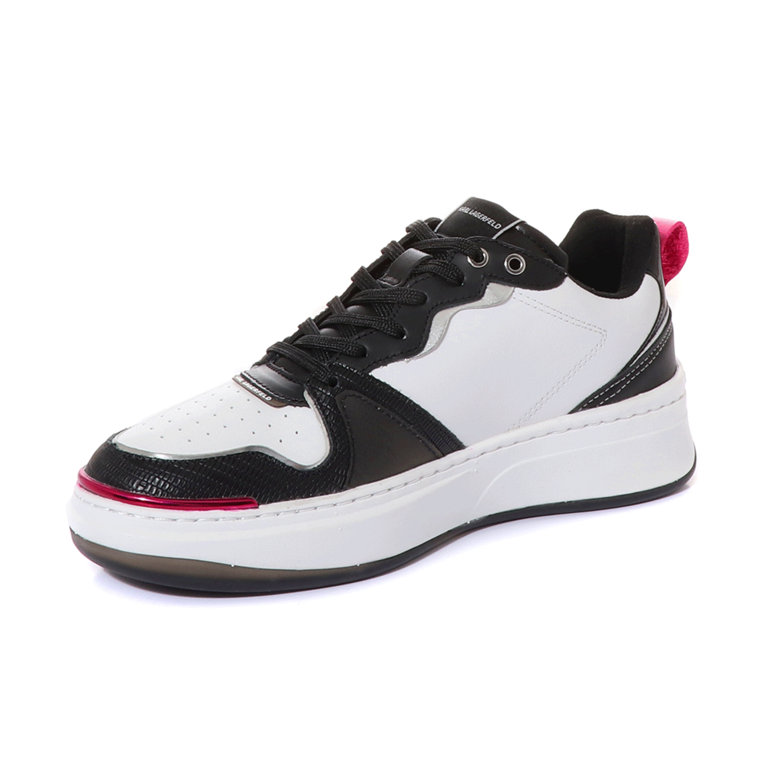 Karl Lagerfeld women sneakers in white leather 2052DP62020A  