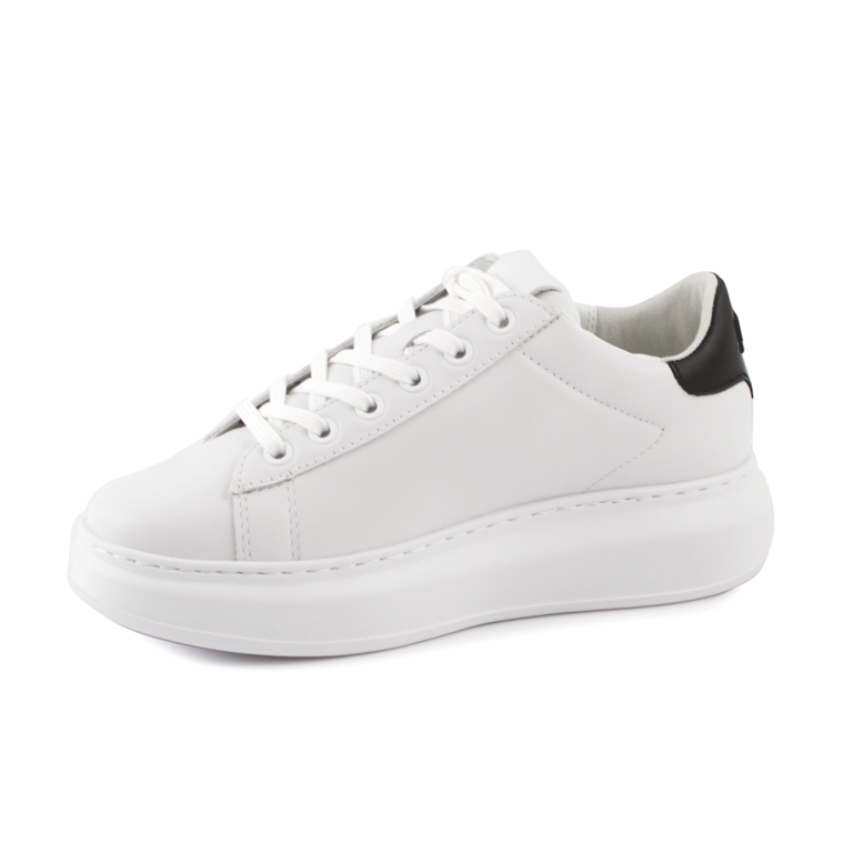 Karl Lagerfeld  women sneakers in white leather, side logo 2051DP62511A
