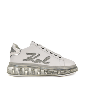 Women's Karl Lagerfeld Kapri Kushion Signia white leather sneaker 2058DP62610A