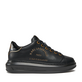 Sneaker Karl Lagerfeld Kapri Metal Maison Glitter albi din piele 2058DP62539A