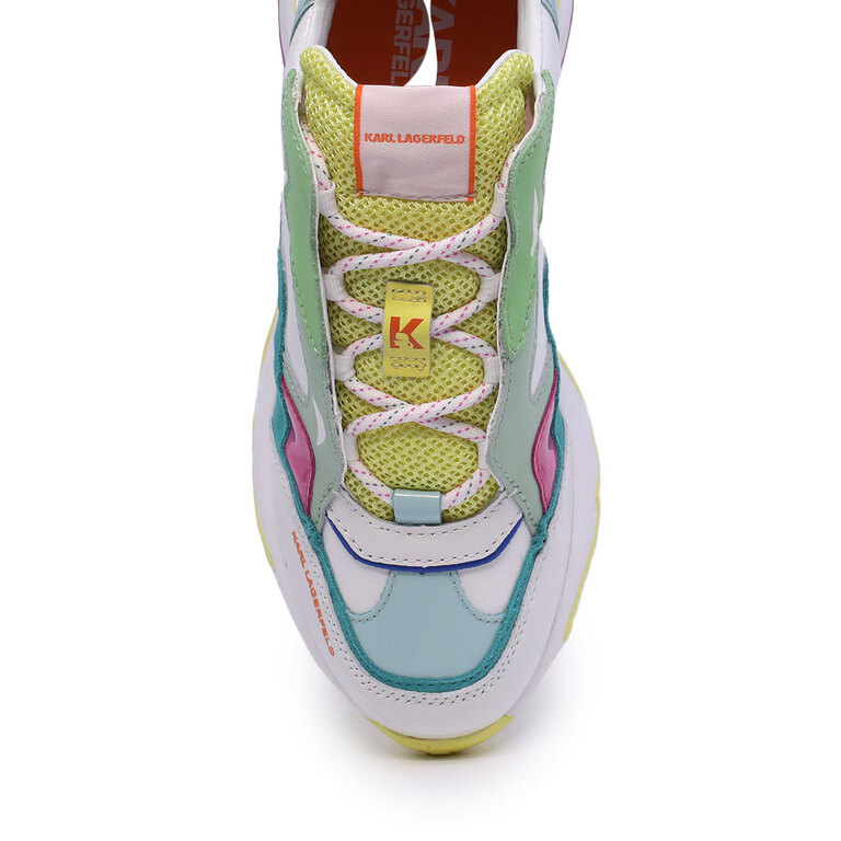Sneakers femei Karl Lagerfeld Blaze Strike multicolori din piele 2057DP62423MU